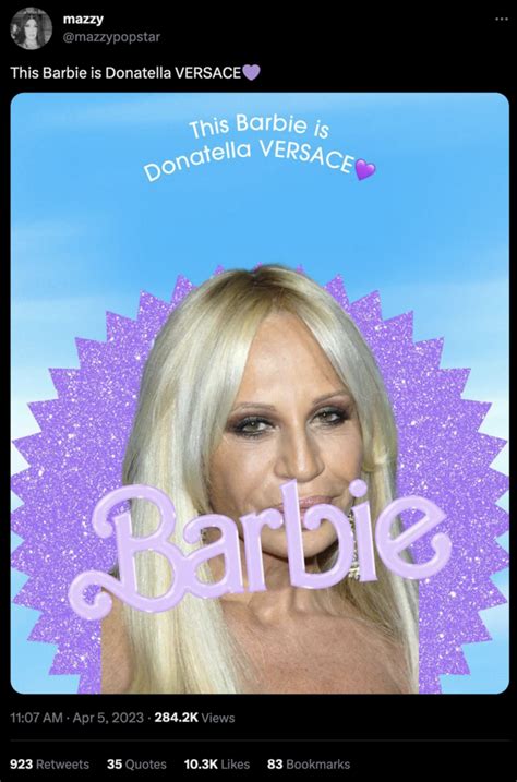 donatella versace 💜 tweet|donatella versace heart.